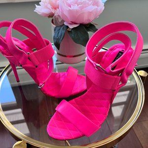 Alice + Olivia Pink Strappy Sandal